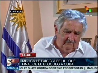 Mujica exigió a EE.UU. poner fin al bloqueo contra Cuba