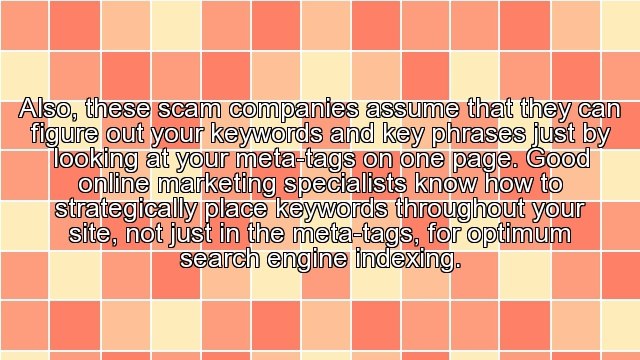 Web Site Promotion Scam site submission and search engine lead times