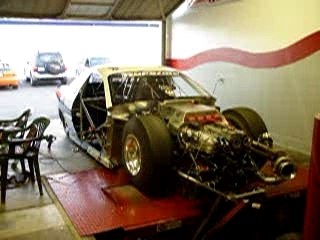 Dragster dyno run