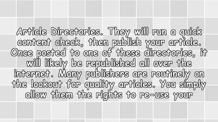 Get More Traffic Using Niche Articles