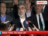 Enerji Bakanı Taner Yıldız, Soma'da da Rakam Vermedi