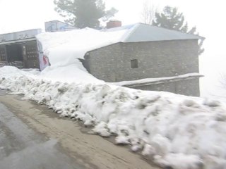 Snow falling record in Murree (Pakistan)
