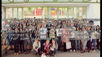 Making your blog work for you.