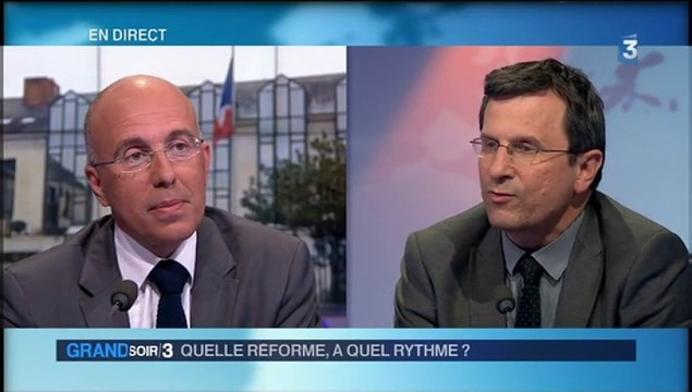Eric Ciotti était l'invité du Grand Soir 3 pour débattre de la réforme territoriale