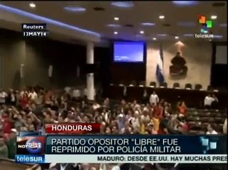 Policía Militar realiza desalojo violento del Congreso hondureño