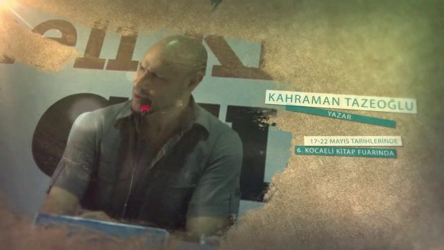 KAHRAMAN TAZEOĞLU 6.KOCAELİ KİTAP FUARINDA