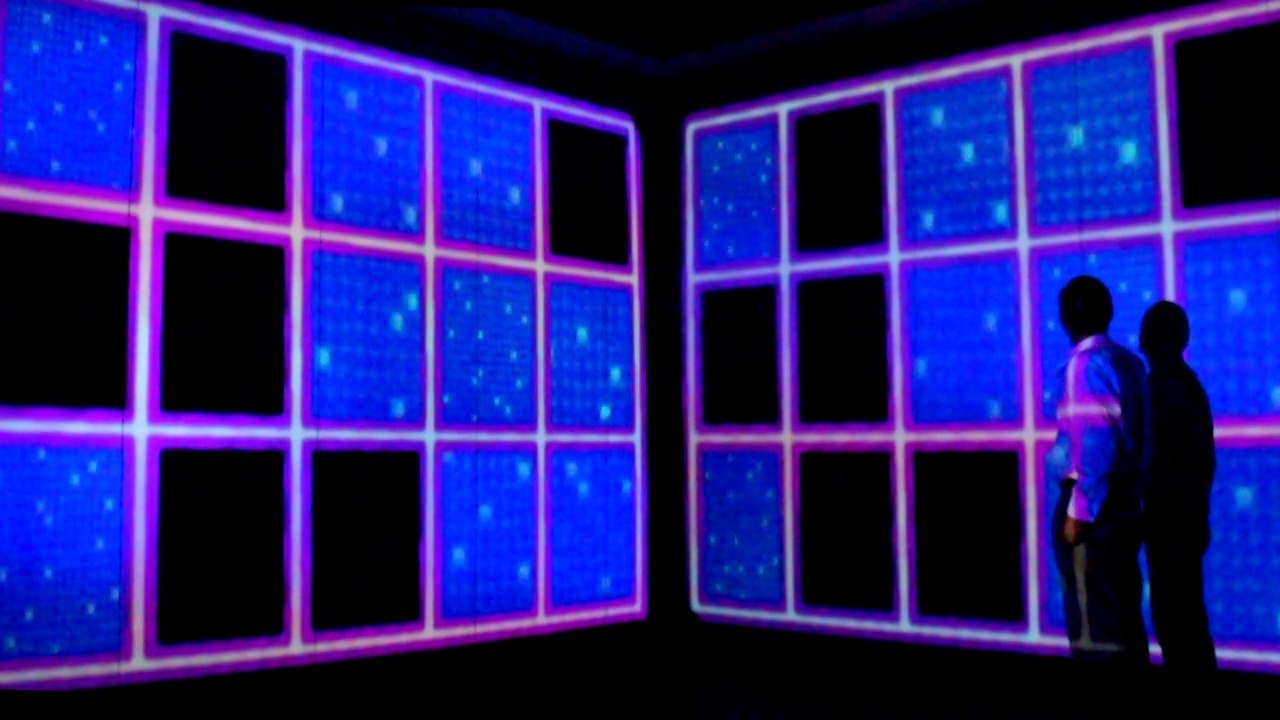 Variationen für Tenori-on (video mapping)