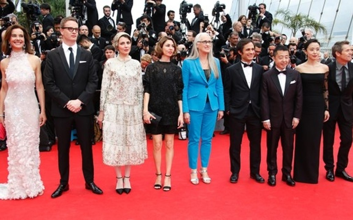 Cannes Film Festival : the jury being shot by the photographs