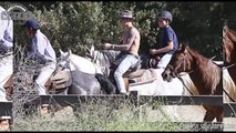 Justin Bieber Enjoys A Shirtless Horse Ride