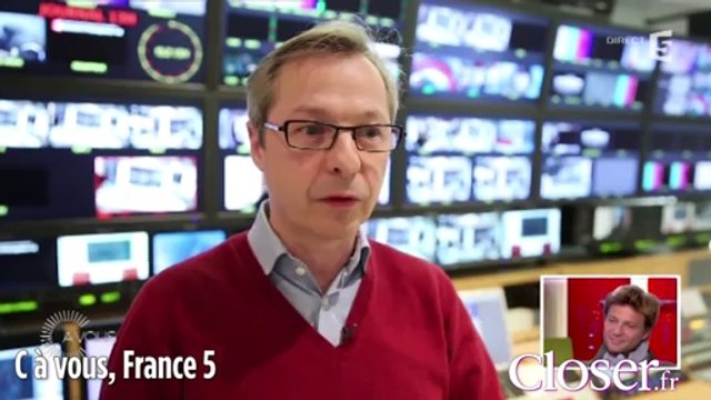 C à vous : Laurent Delahousse pense être le présentateur le moins bien coiffé de la télé