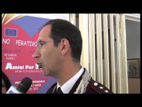 Napoli - I carabinieri alla scuola Levi di Scampia (13.05.14)