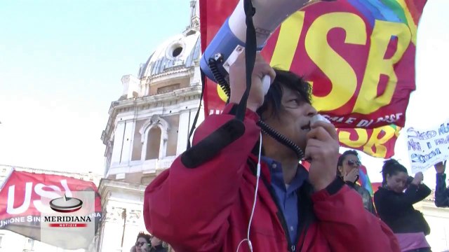 Salario accessorio, dipendenti pubblici in presidio a Piazza Venezia
