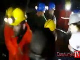 Ölüm madeninde arama kurtarma görüntüleri