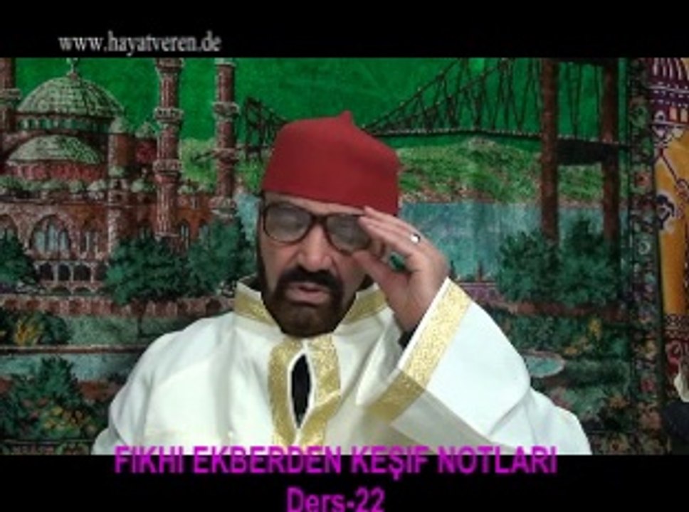 Ders 22 (2/2) Akaid Fıkhı Ekber - Fıkıh Korku Ümit Allah Fazlı Havzı kevser Sırat köprüsü kabir sual