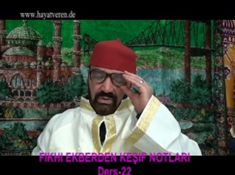 Ders 22 (2/2) Akaid Fıkhı Ekber - Fıkıh Korku Ümit Allah Fazlı Havzı kevser Sırat köprüsü kabir sual