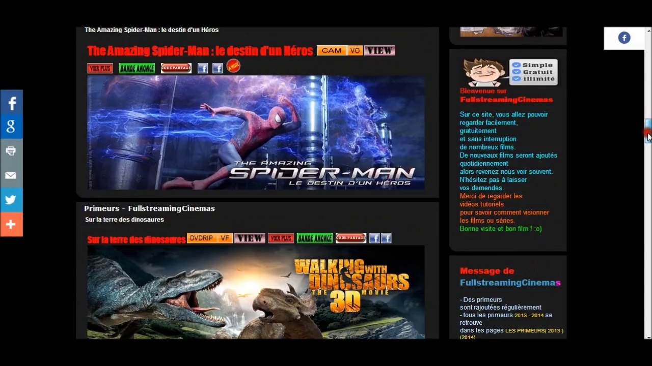 Visite guidée de FullstreamingCinemas