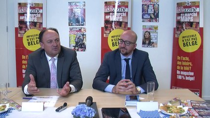 Débat MR Charles Michel Willy Borsu