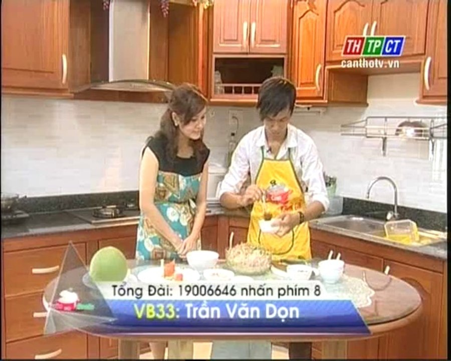 Vào bếp cùng khán giả- Gỏi bưởi
