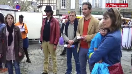 Saint-Brieuc. Les intermittents manifestent pour leur statut (Le Télégramme)