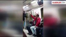 Metroda Soma Kavgası Kamerada
