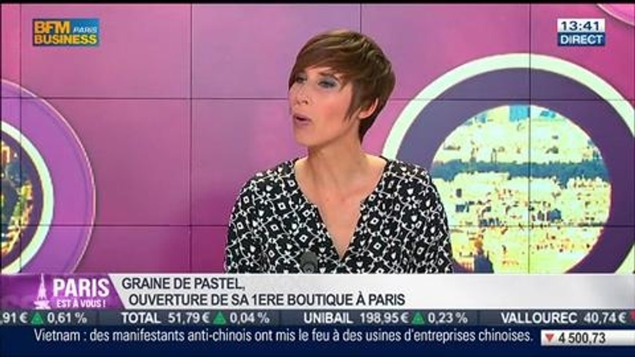 Made in Paris: Carole Garcia, Graine de Pastel, dans Paris est à vous – 14/05