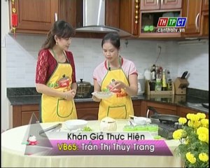 Vào bếp cùng khán giả- Tôm rim trái dừa