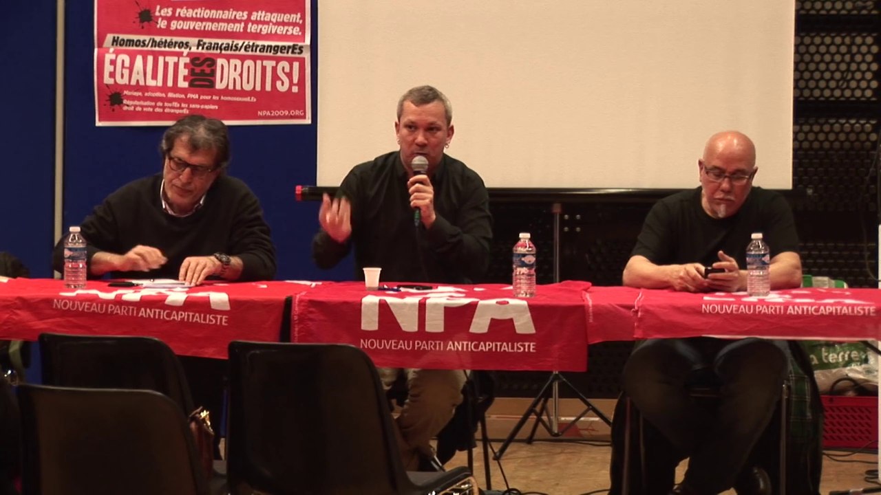 NPA 3° Fête Anticapitaliste. 3 mai 2014. Débat: Où en est-on des révolutions arabes? Avec Ghayath Naisde et Julien Salingue.