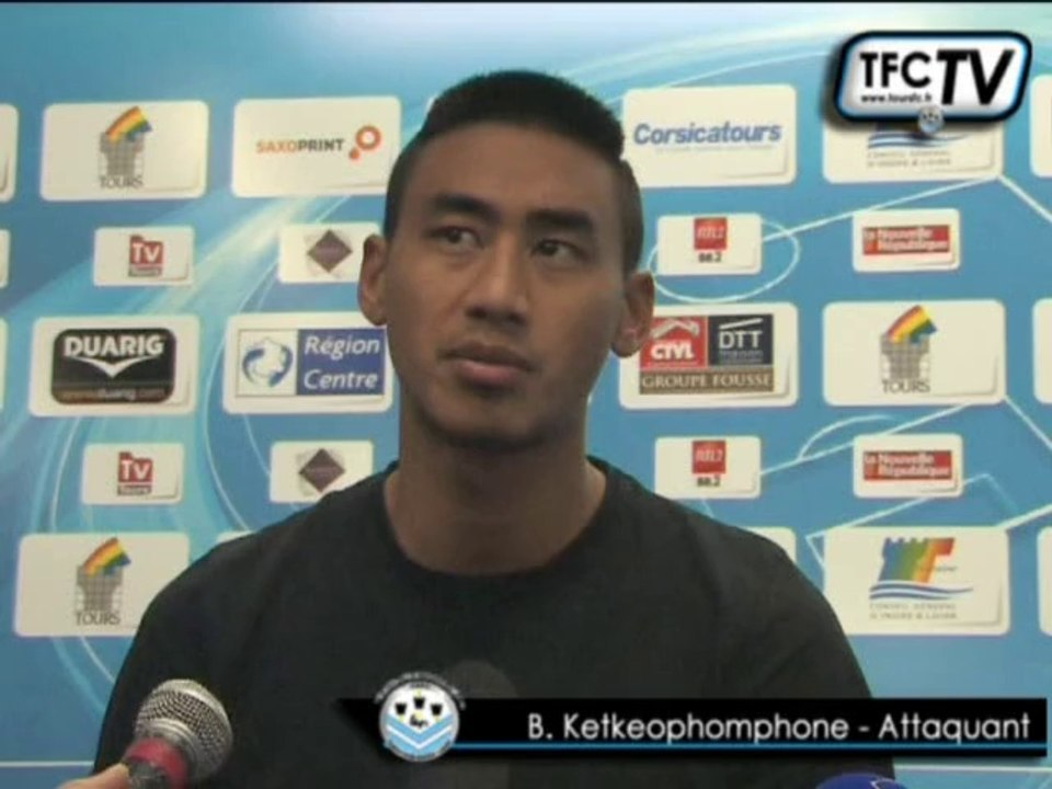 Tours FC - Clermont "Important pour nous de finir le plus haut possible" (B. Ketkeophomphone)
