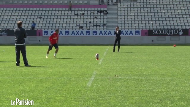 PSG: quand Lucas s'essaie au rugby...