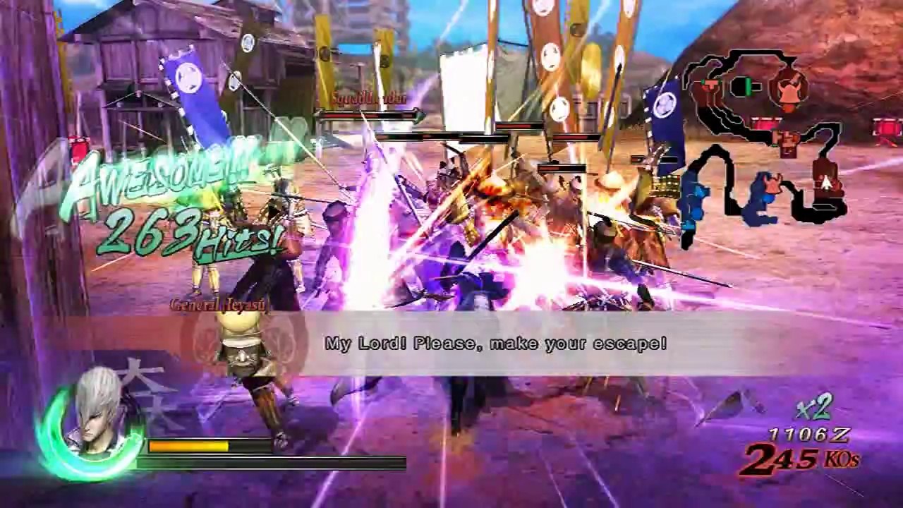 Sengoku BASARA Samurai Heroes Mitsunari Trailer