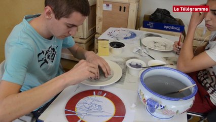 Quimper. 10 lycéens retenus pour peindre des assiettes de faïence