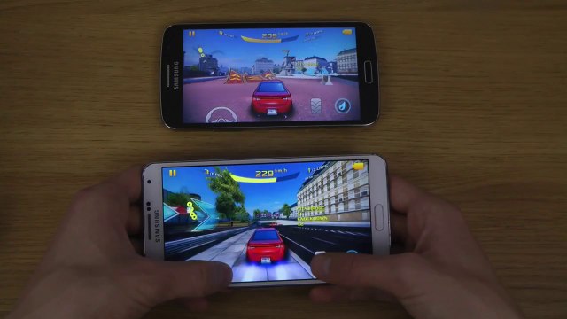 Asphalt 8 Samsung Galaxy Note 3 vs. Samsung Galaxy Grand 2 HD Gameplay Comparison