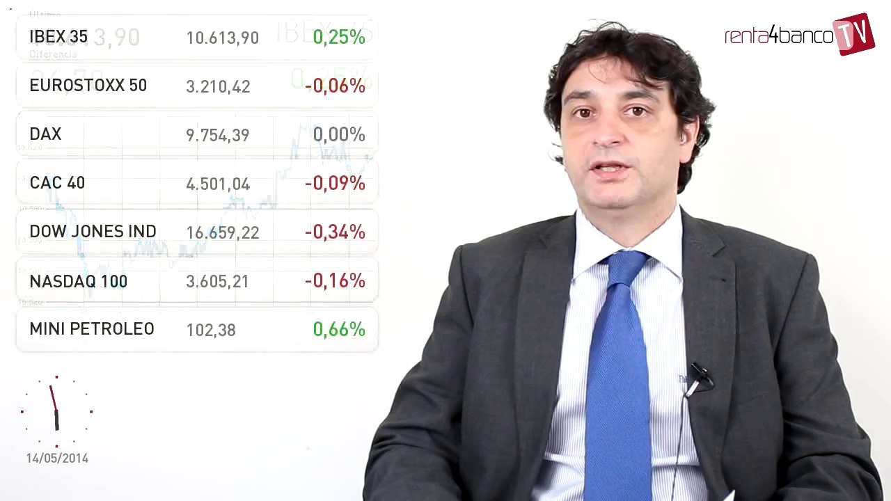 14.05.14 · Ibex 35 registra un mejor comportamiento - Cierre de sesión de bolsas y mercados