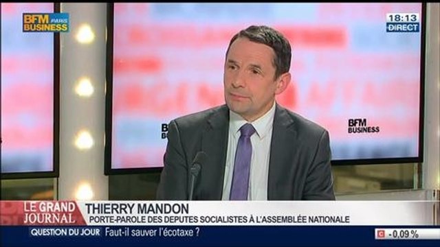 Thierry Mandon, porte-parole des députés socialistes à l'Assemblée nationale, dans Le Grand Journal - 14/05 1/4