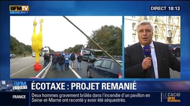 BFM Story: Projet pour le rapport parlementaire sur l'écotaxe remanié - 14/05