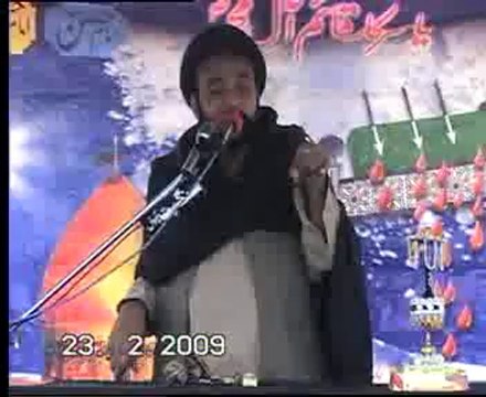 Zakir Aagha Ali Hussain Qummi yadgar majlis jalsa 27 safar Balkasir