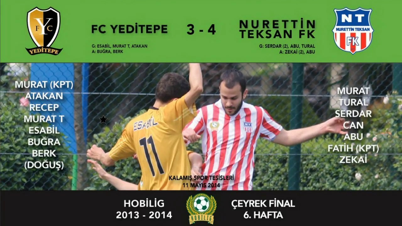 FC YEDİTEPE - NURETTİN TEKSAN
