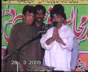 Zakir Naeeam Raza of jhamra  p 2  yadgar majlis at Kadhi Sighwal sargodha