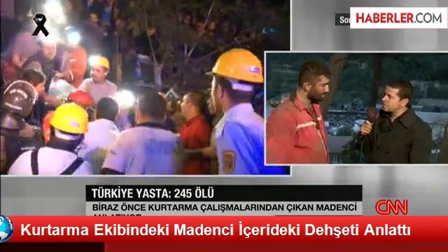 Soma'da Faciadan kurtulan Madenci İçerideki Dehşeti Anlattı