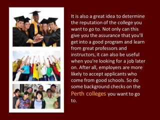 Qualities Of Colleges In Perth that You Want To Choose