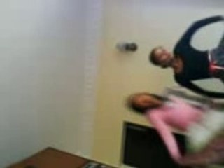 Two girls home  dancing ring ring ringa