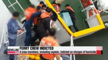 Sewol-ho ferry crew members indicted