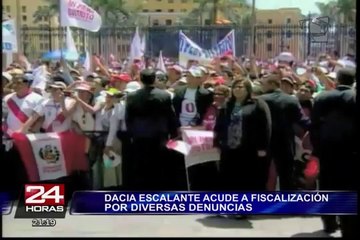 Dacia Escalante respondió ante el Congreso a denuncias contra la Onagi