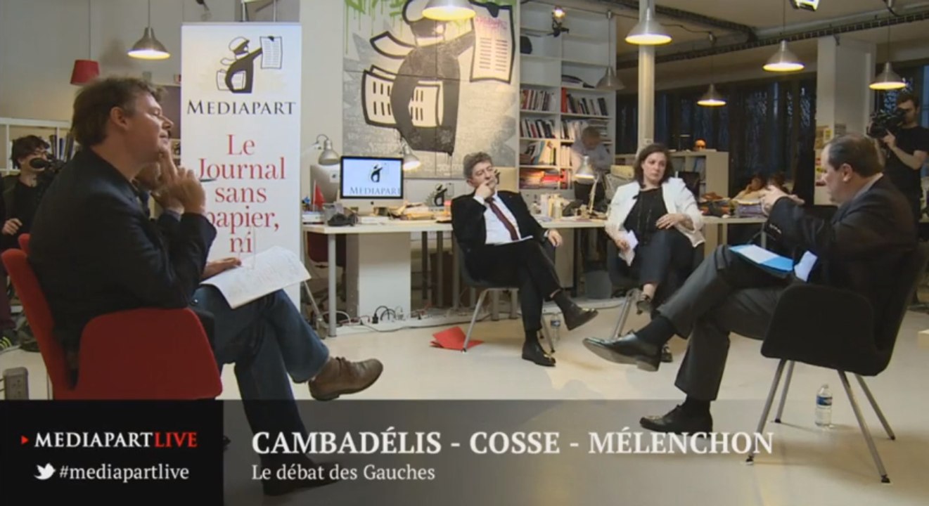 Débat Médiapart avec J.-L. Melenchon - Partie 1