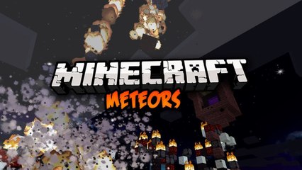 Minecraft: Falling Meteors Mod! Destruction from the sky! [1.7.5]