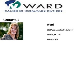 Ward Houston Public Relations Firm