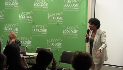 Michèle Rivasi à Nice, 9 mai 2014 : le travail des députés Écolos à l'Europe  Votez CONTRE TAFTA !