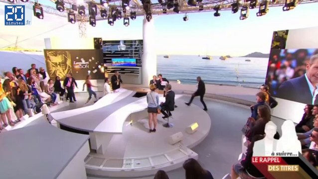 Le direct du «Grand journal» à Cannes perturbé par des intermittents