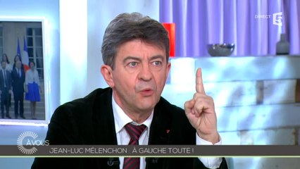 Jean-Luc Mélenchon contre le traité transatlantique - C à vous - 14/05/2014