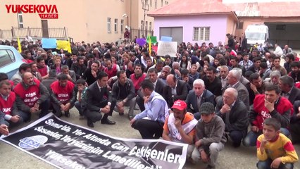 Yüksekova Soma için tek yürek oldu